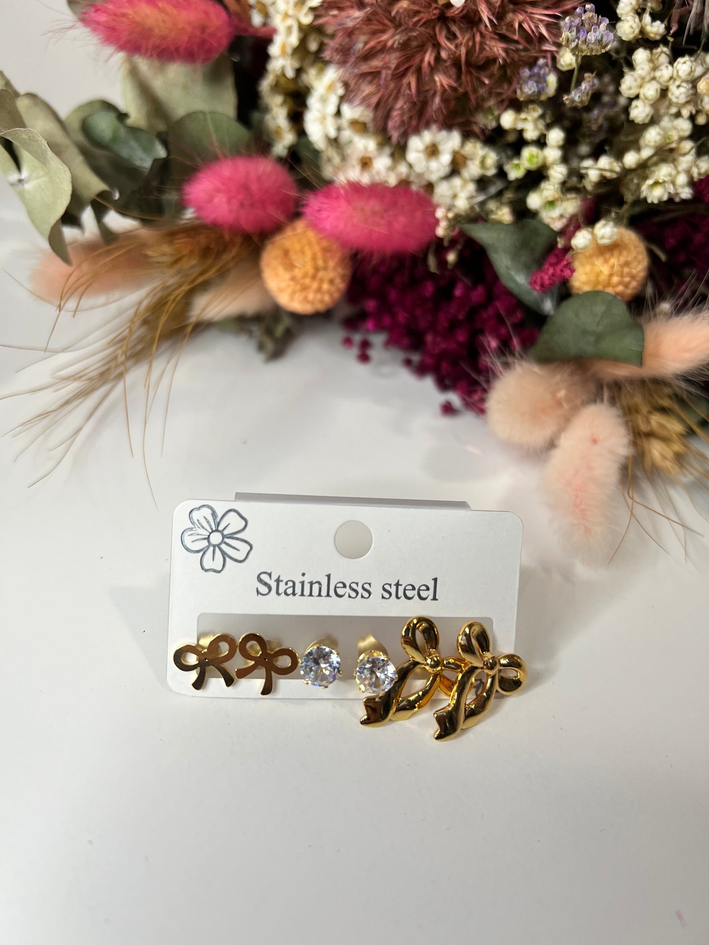 Set pendientes Coquette