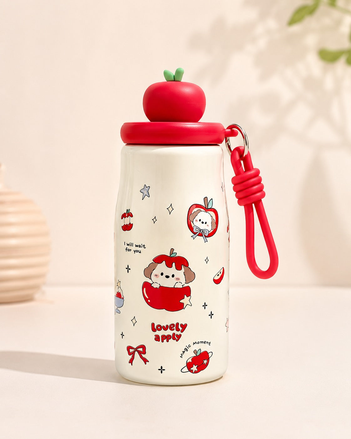Botella kawaii acero inoxidable