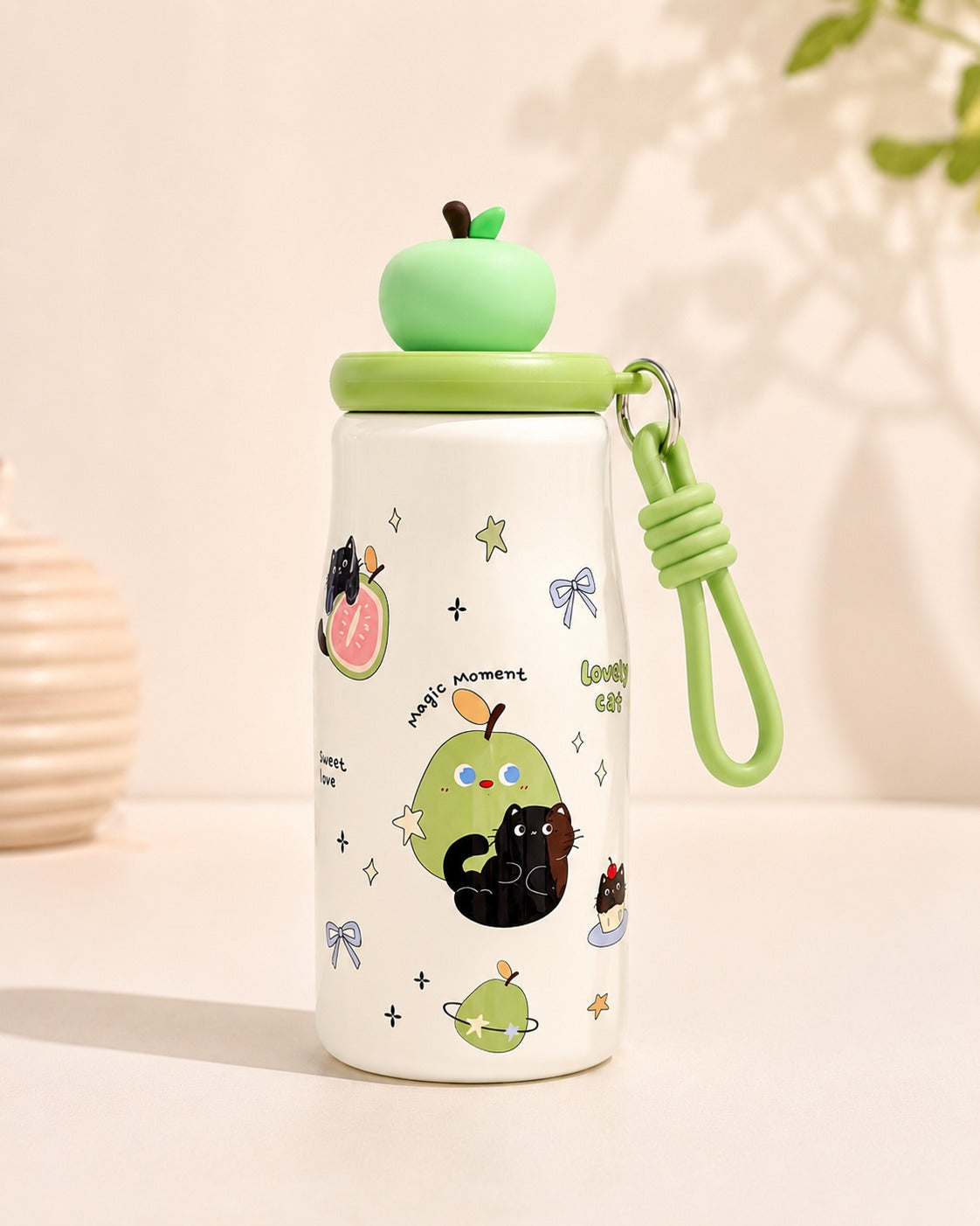 Botella kawaii acero inoxidable