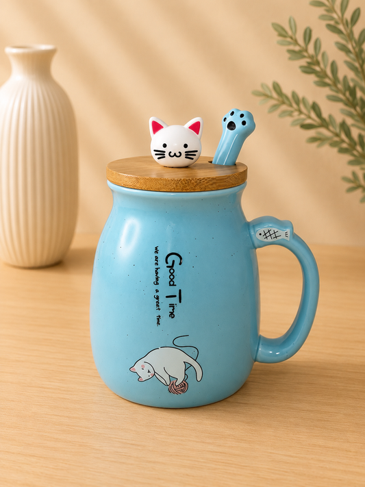 Taza gato kawaii