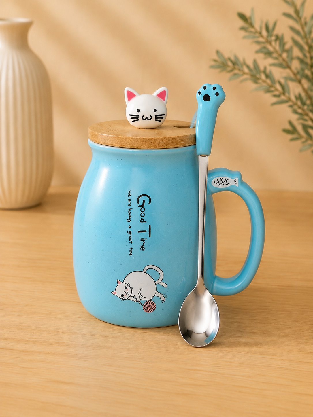 Taza gato kawaii