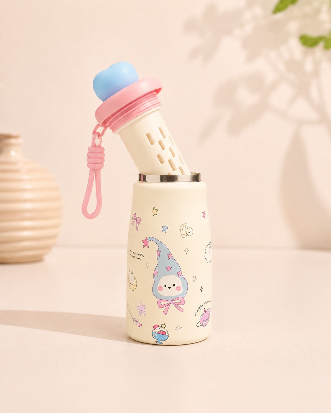Botella kawaii acero inoxidable