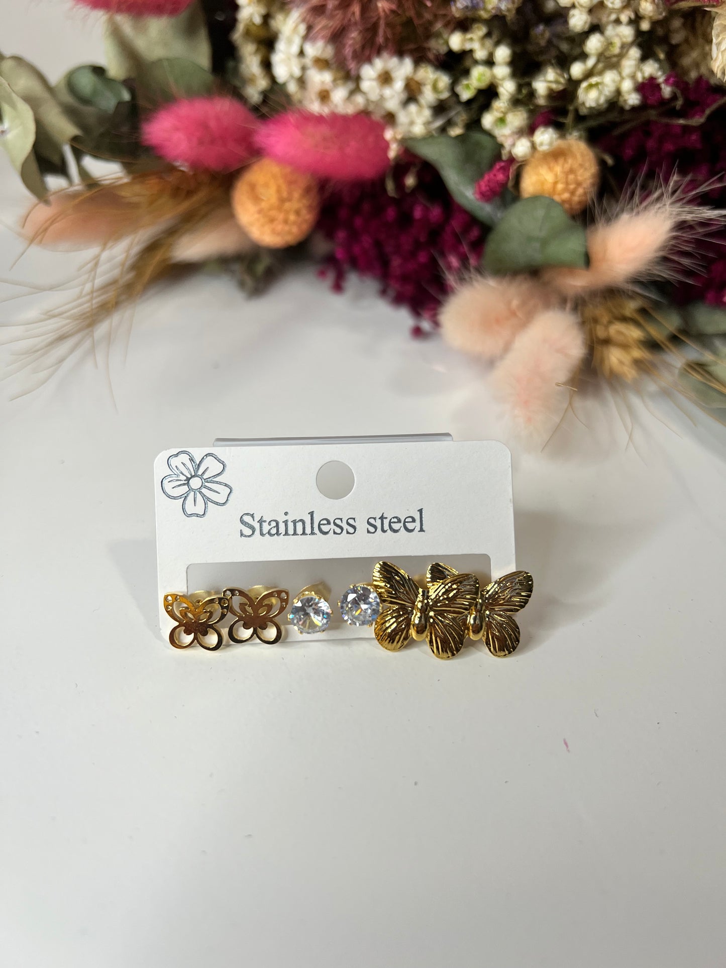 Set pendientes Metamorfosis